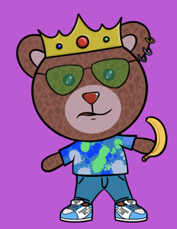 Best Polygon NFT Collection on Opensea - Jolly Teddy Party #2707