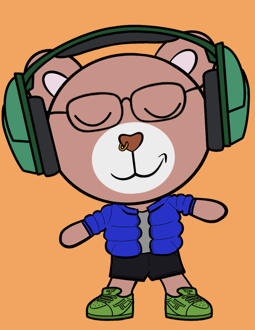 Best Polygon NFT Collection on Opensea - Jolly Teddy Party #2713