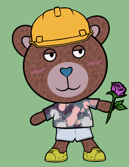 Best Polygon NFT Collection on Opensea - Jolly Teddy Party #2733