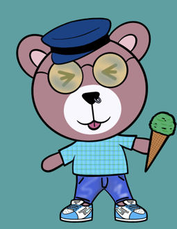 Best Polygon NFT Collection on Opensea - Jolly Teddy Party #2735
