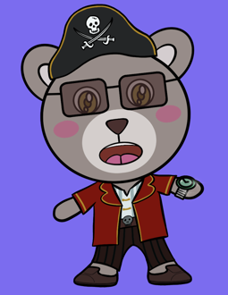 Best Polygon NFT Collection on Opensea - Jolly Teddy Party #2736