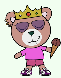 Best Polygon NFT Collection on Opensea - Jolly Teddy Party #2737