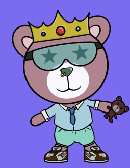Best Polygon NFT Collection on Opensea - Jolly Teddy Party #2747