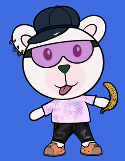 Best Polygon NFT Collection on Opensea - Jolly Teddy Party #2754