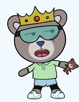 Best Polygon NFT Collection on Opensea - Jolly Teddy Party #2756