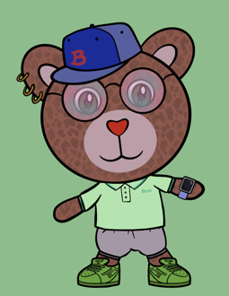 Best Polygon NFT Collection on Opensea - Jolly Teddy Party #2763