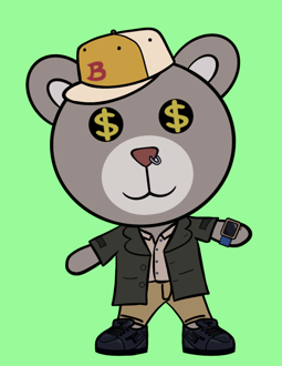 Best Polygon NFT Collection on Opensea - Jolly Teddy Party #2767