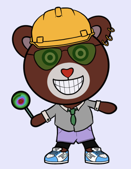 Best Polygon NFT Collection on Opensea - Jolly Teddy Party #2783