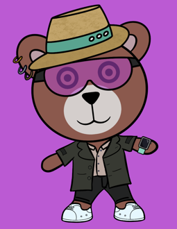 Best Polygon NFT Collection on Opensea - Jolly Teddy Party #2784