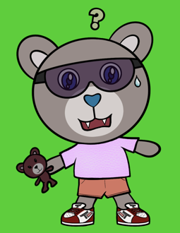 Best Polygon NFT Collection on Opensea - Jolly Teddy Party #2794