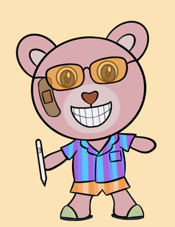 Best Polygon NFT Collection on Opensea - Jolly Teddy Party #2805