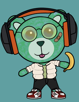 Best Polygon NFT Collection on Opensea - Jolly Teddy Party #2807