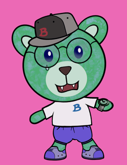 Best Polygon NFT Collection on Opensea - Jolly Teddy Party #2815