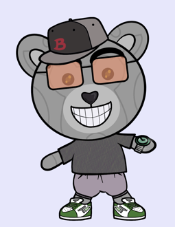 Best Polygon NFT Collection on Opensea - Jolly Teddy Party #2816