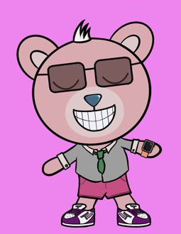 Best Polygon NFT Collection on Opensea - Jolly Teddy Party #2829