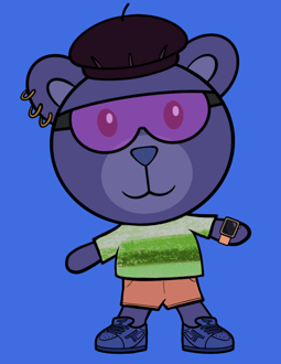 Best Polygon NFT Collection on Opensea - Jolly Teddy Party #283