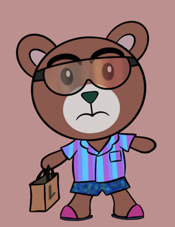 Best Polygon NFT Collection on Opensea - Jolly Teddy Party #2831