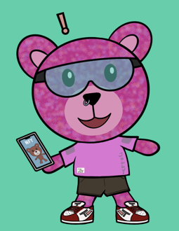 Best Polygon NFT Collection on Opensea - Jolly Teddy Party #2849