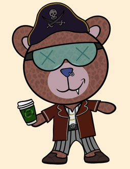 Best Polygon NFT Collection on Opensea - Jolly Teddy Party #2869