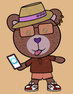 Best Polygon NFT Collection on Opensea - Jolly Teddy Party #287