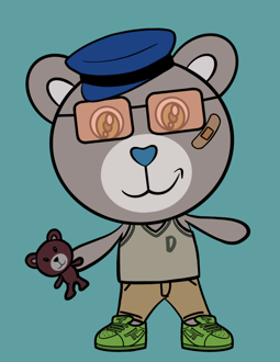 Best Polygon NFT Collection on Opensea - Jolly Teddy Party #2881