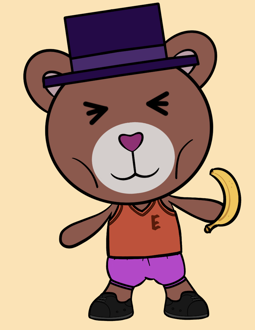 Best Polygon NFT Collection on Opensea - Jolly Teddy Party #2882