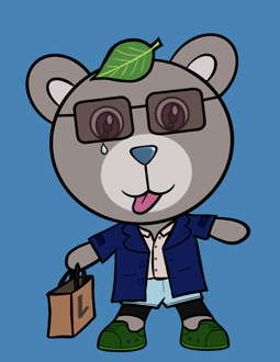 Best Polygon NFT Collection on Opensea - Jolly Teddy Party #2888
