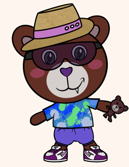 Best Polygon NFT Collection on Opensea - Jolly Teddy Party #2894