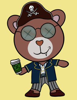 Best Polygon NFT Collection on Opensea - Jolly Teddy Party #2896