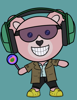 Best Polygon NFT Collection on Opensea - Jolly Teddy Party #2897