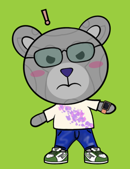 Best Polygon NFT Collection on Opensea - Jolly Teddy Party #2898