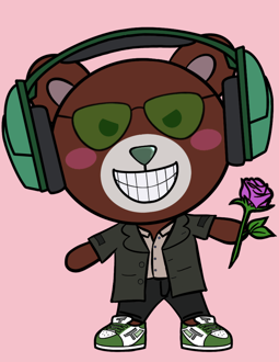 Best Polygon NFT Collection on Opensea - Jolly Teddy Party #290