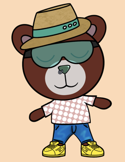 Best Polygon NFT Collection on Opensea - Jolly Teddy Party #295