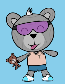 Best Polygon NFT Collection on Opensea - Jolly Teddy Party #2951