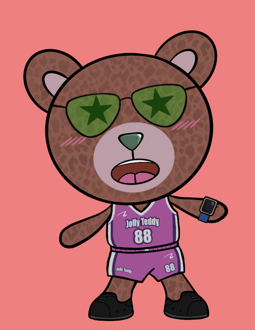 Best Polygon NFT Collection on Opensea - Jolly Teddy Party #2955