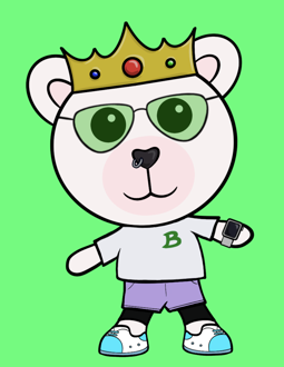 Best Polygon NFT Collection on Opensea - Jolly Teddy Party #2967