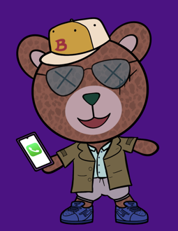 Best Polygon NFT Collection on Opensea - Jolly Teddy Party #2971
