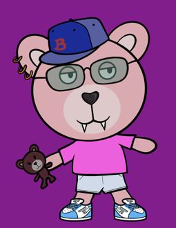 Best Polygon NFT Collection on Opensea - Jolly Teddy Party #2972