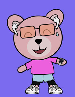Best Polygon NFT Collection on Opensea - Jolly Teddy Party #2974