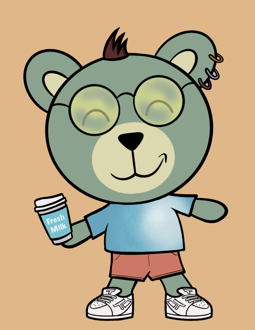 Best Polygon NFT Collection on Opensea - Jolly Teddy Party #2980