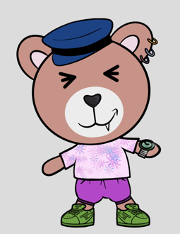 Best Polygon NFT Collection on Opensea - Jolly Teddy Party #2982