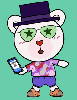 Best Polygon NFT Collection on Opensea - Jolly Teddy Party #2985