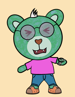 Best Polygon NFT Collection on Opensea - Jolly Teddy Party #2996