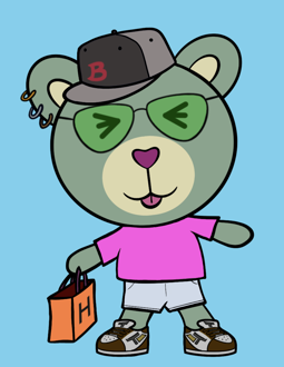 Best Polygon NFT Collection on Opensea - Jolly Teddy Party #3