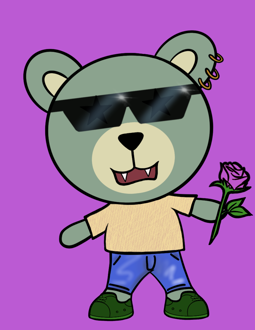 Best Polygon NFT Collection on Opensea - Jolly Teddy Party #3004