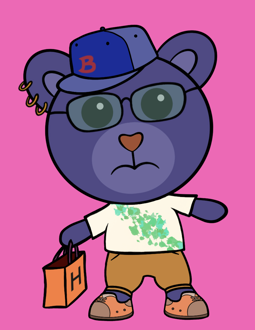 Best Polygon NFT Collection on Opensea - Jolly Teddy Party #301