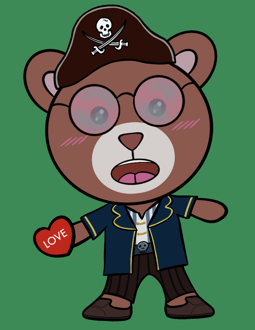 Best Polygon NFT Collection on Opensea - Jolly Teddy Party #3010