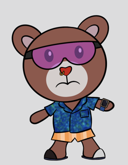 Best Polygon NFT Collection on Opensea - Jolly Teddy Party #3011