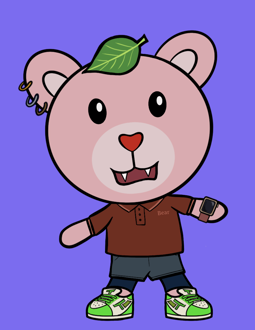 Best Polygon NFT Collection on Opensea - Jolly Teddy Party #3012