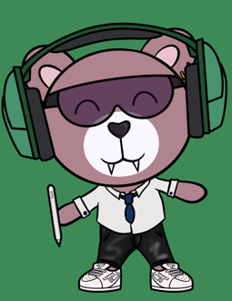 Best Polygon NFT Collection on Opensea - Jolly Teddy Party #3014